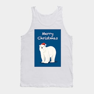 Merry Christmas Polar Bear Tank Top